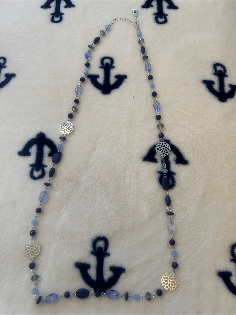 Chaps blue necklace